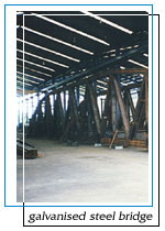galvanised steel bridge
